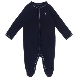 Ralph Lauren Cotton Footed Coverall